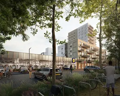 Zelfs ‘de beste vrachtwa­gen­chauf­feur van Eindhoven’ kan deze krappe bocht niet maken