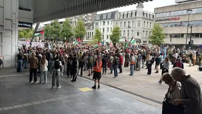 Groot Gaza-protest bij station Tilburg, ook potten en pannen in Breda en Eindhoven