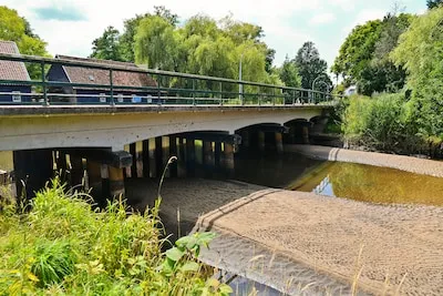 Meubelstukken, flessen en een heleboel vissen waren te zien in Dommel door laag water