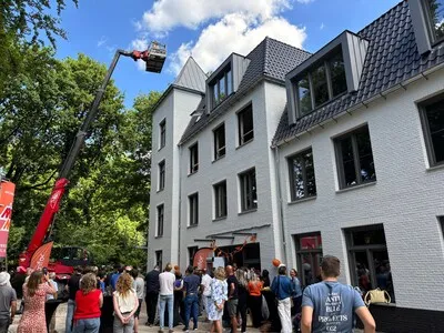 Hoogste punt bereikt bij woonhof De Bussels in Veldhoven