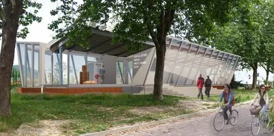 Oud perronnetje op Strijp-R wordt kunstgalerie van Piet Hein Eek: ‘Soort juwelendoosje in het park’