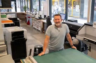 Hoe Printservice Tilburg de copyshopcrisis overleefde: eigenaar Eelco Moree is recht voor zijn raap