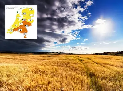 Extreme weersomslag zorgt voor bijzondere situatie: code oranje én code geel in Brabant