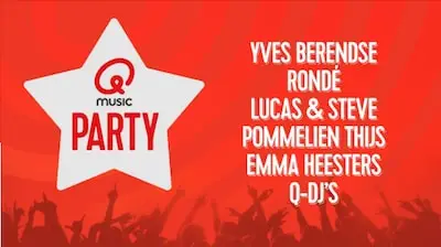 Win vier kaarten voor de QMusic Party in Breda