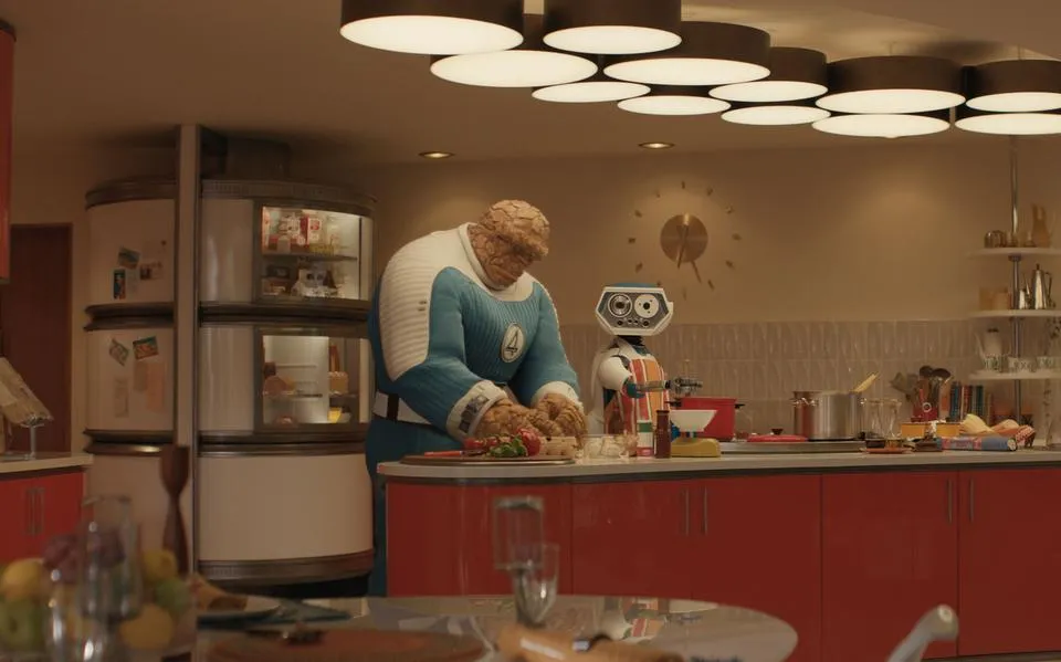 Alles is ‘space age’ in de retrofuturistische superheldenfilm ‘The Fantastic Four: First Steps’ | ★★★☆☆