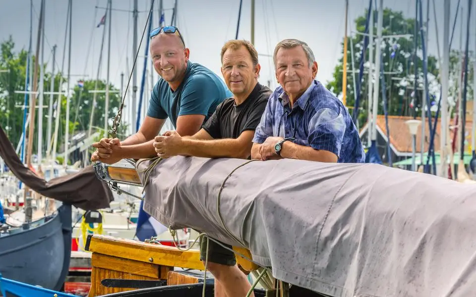 Vorig jaar verloor Corrie Zijsling, de pake van Striidber-schipper Steven, bijna zijn voet. ‘Hy skarrelet gelokkich wer om’