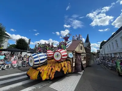 Kleurrijke parade Brabantsedag trekt door warm en vol Heeze