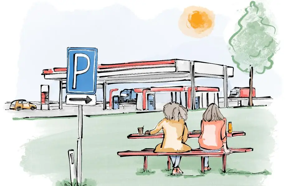 Schitzels als deurmatten, broodje bal en verse broodjes bij monumentaal tankstation Dudok: Hermus doet een rondje ‘verzorgingsplaatsen’