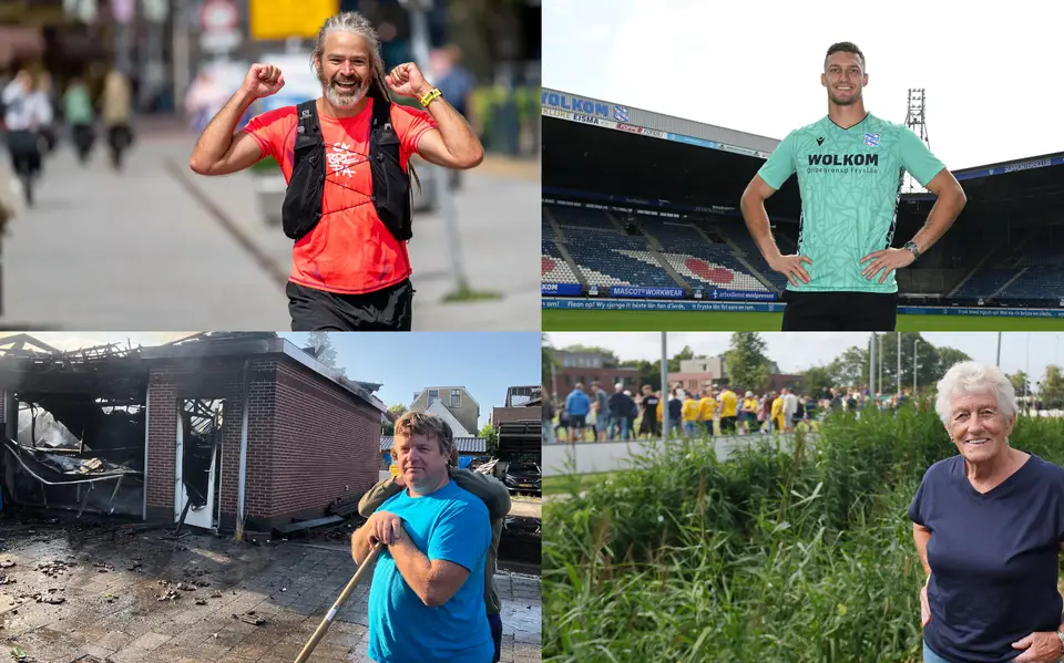 Eltjo finisht na 31 dagen zijn Elfstedentriatlon &amp; Heerenveen slaat gat in SKS-klassement | nieuws uit Friesland van 6 augustus
