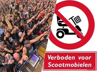 Dynamo Metalfest weert ‘levensgevaarlijke’ scootmobielen: Hoe doen andere festivals dat?
