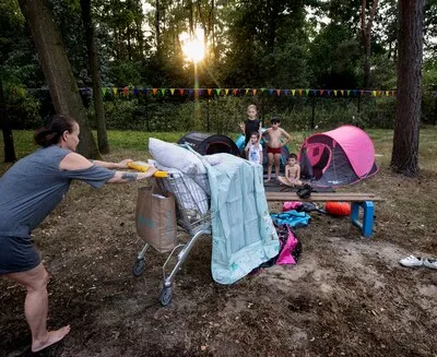 Tussen de speeltoestellen naar de sterren kijken: ‘Onder een deken hoef ik niet’
