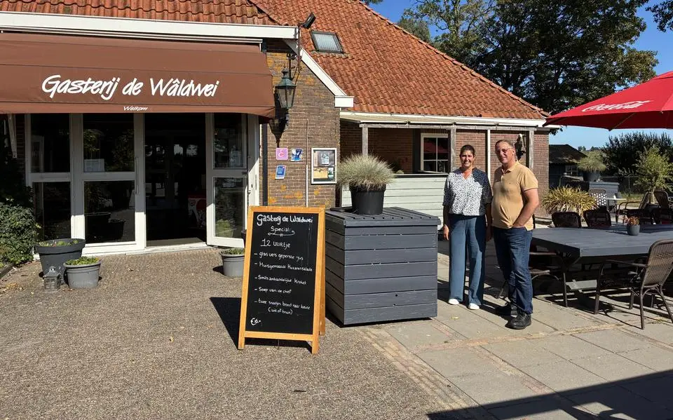 Gasterij De Wâldwei bij Wergea drie maanden gedwongen dicht vanwege aanleg waterberging. ‘Het is best wel spannend’