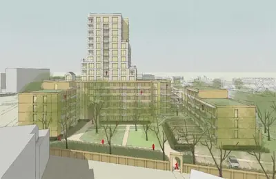 Sloop van 45 jaar oud pand opent weg voor groot woningbouwproject in Eindhoven: oplevering medio 2029