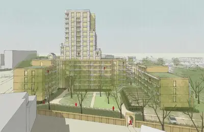 BPD wil in 2027 starten met bouw 175 woningen Kronehoefstraat: ‘We gaan kwaliteit toevoegen aan de wijk’