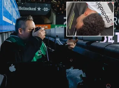 Fotograaf probeert PSV’er Perisic in beeld te brengen, maar dan gaat het mis: ‘Ineens lag hij naast me’