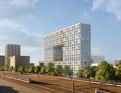 Studeren in stijl: studentenflat nieuwe blikvanger bij entree Eindhovens stationsgebied