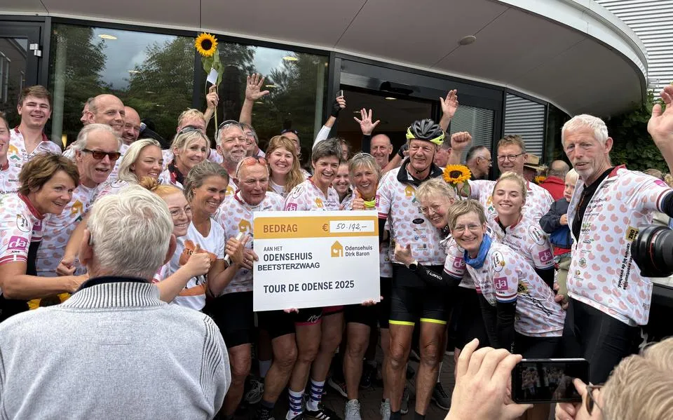 Tour de Odense brengt ruim 50.000 euro op voor dementiezorg