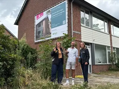 Woonbedrijf en BAM starten met renovatie 166 huizen in Vaartbroek: energiezuiniger en meer comfort