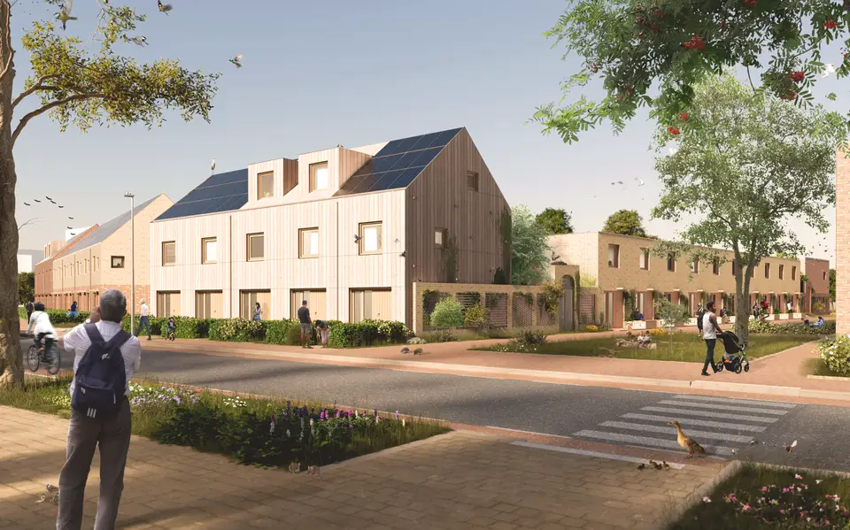 Geen stroom en toch huizenbouw bij oud Cambuurstadion in Leeuwarden? Er gloort hoop