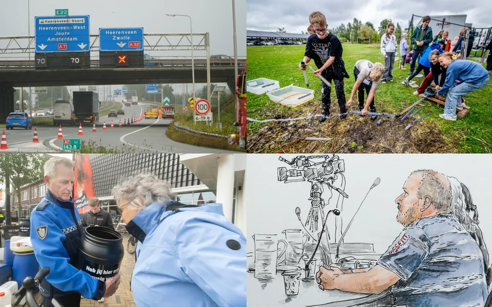 Avondspits rond Heerenveen vast door glad asfalt &amp; Leeuwarder (55) krijgt 12 jaar cel en tbs voor moord op buurman | nieuws uit Friesland van 18 september