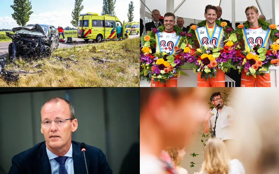 Dode en zwaargewonde bij frontale botsing in Sneek &amp; Pieter Jan Leijenaar uit winnend PC-partuur gezet | nieuws uit Friesland van 2 september