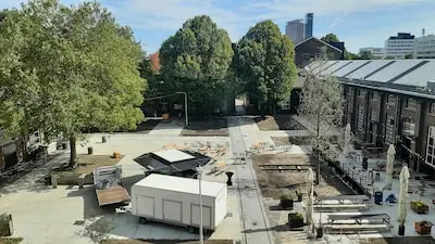 Aanleg binnentuin fors duurder: 'Onvoorziene kosten zijn niet ongebruikelijk in de Spoorzone'