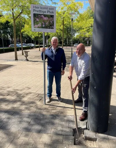 Start aanleg Prettige Plek bij winkelcentrum Heivelden