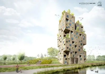 Ontwikkelaar en aannemer hebben bonje over woontoren in Meerhoven