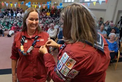 50 jaar bij de scouting gingen als vanzelf. Een periode die Marie-Louise nooit had willen missen