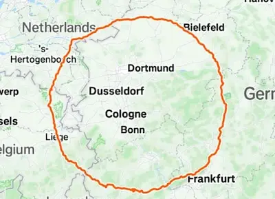 Liefhebber fietst een perfect rondje van 1000 kilometer, dwars door Brabant