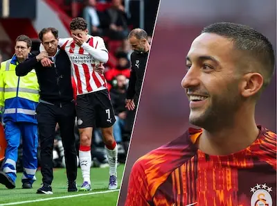 PSV krijgt Ziyech meteen na blessure van Van Bommel ‘aangeboden’