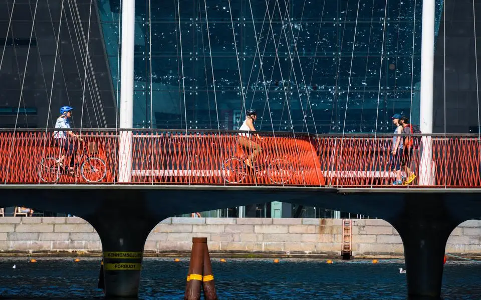 Een fietstour door Kopenhagen terwijl je onderweg van een vijfgangendiner geniet