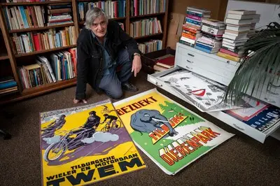 Frans Godfroy wil zijn Tilburgse affiches - van dierenpark tot lesbies lentefeest - met de stad delen