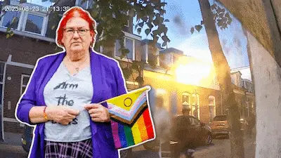 ‘Ik schrok van de beelden’: Tilburgse burgemeester bezoekt transvrouw Suzan na weken van intimidatie