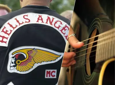 Als drie Hells Angels hem dwingen gitaar te spelen in een volle trein, schiet Eddie helemaal in de stress