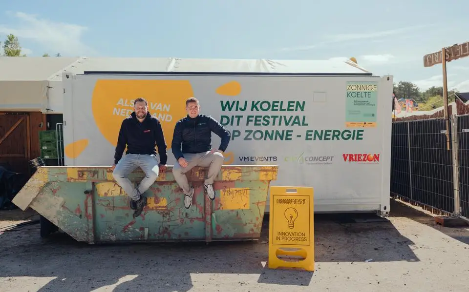 Niemand lukte het, deze drie Friese ondernemers wel: een koelcontainer die zelf zijn energie opwekt