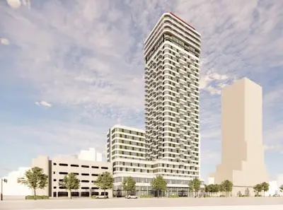 Volgende verandering in Eindhovense skyline: Brightlight Towers gaat 110 meter de lucht in
