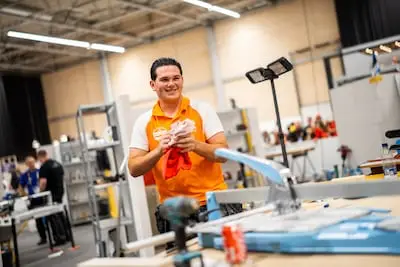 Tegelzetter Willem net niet op podium maar wint wel Medal for Excellence