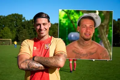 Voormalig Feyenoord-talent Jaimy (22) voetbalt nu in Eindhoven en kan na ‘Ex on the Beach’ niet meer over straat: ‘Ik heb nergens spijt van’