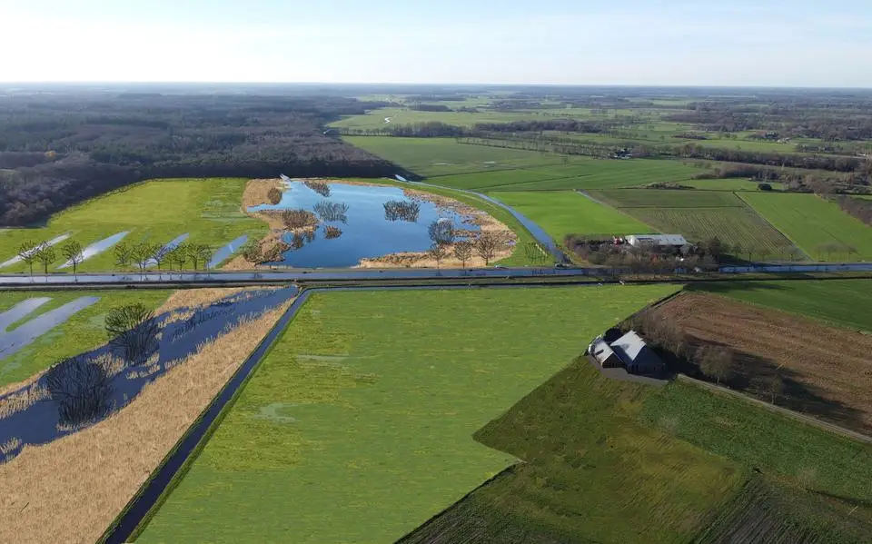 Akkoord over Koningsdiep: 350 hectare natuur en extra bochten en vispassages in beek