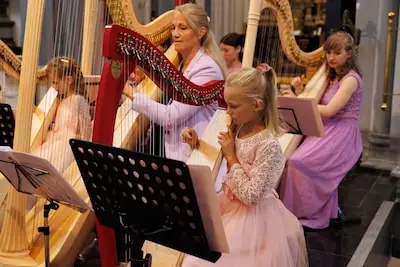Workshop harpspelen voor kinderen in Nuenen