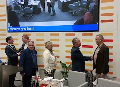 ‘Blij dat ik drie keer de optocht van inspiratie kon voorzien’: afscheid Arno Bonte en Erik de Vries