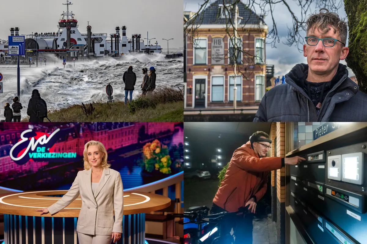 Hoogwater & onderzoek naar actie Friese Vegan Streaker tijdens ‘Eva’ | nieuws uit Friesland van 24 oktober