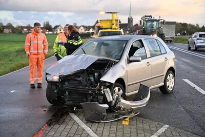 Automobilist gewond na ongeval op N446 bij Hoogmade