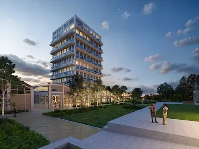 Met 50 meter is Rise straks de laagste toren van de nieuwe Eindhovense wijk; bouw start in de eerste helft van volgend jaar