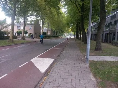 Parkeerdruk blijkt mee te vallen: geparkeerde auto’s verdwijnen van fietsstrook Ambachtslaan
