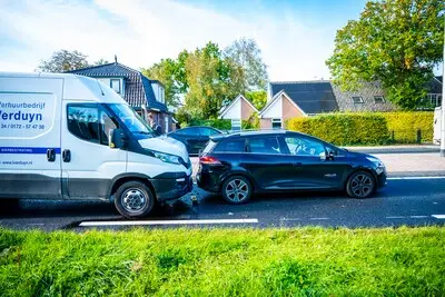 Botsing op N231 zorgt voor forse file tussen Nieuwkoop en Alphen aan den Rijn