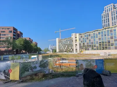 Aanleg Victoriapark in centrum Eindhoven loopt vertraging op; omwonenden moeten langer wachten op groen hart