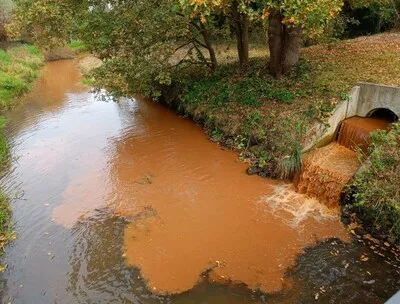 Tongelreep kleurt compleet bruin na overstort spoelwater, drinkwaterbedrijf neemt maatregelen