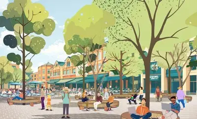 Vernieuwde Markt in Eindhoven krijgt meer groen, buitenpodium én kleinere terrassen